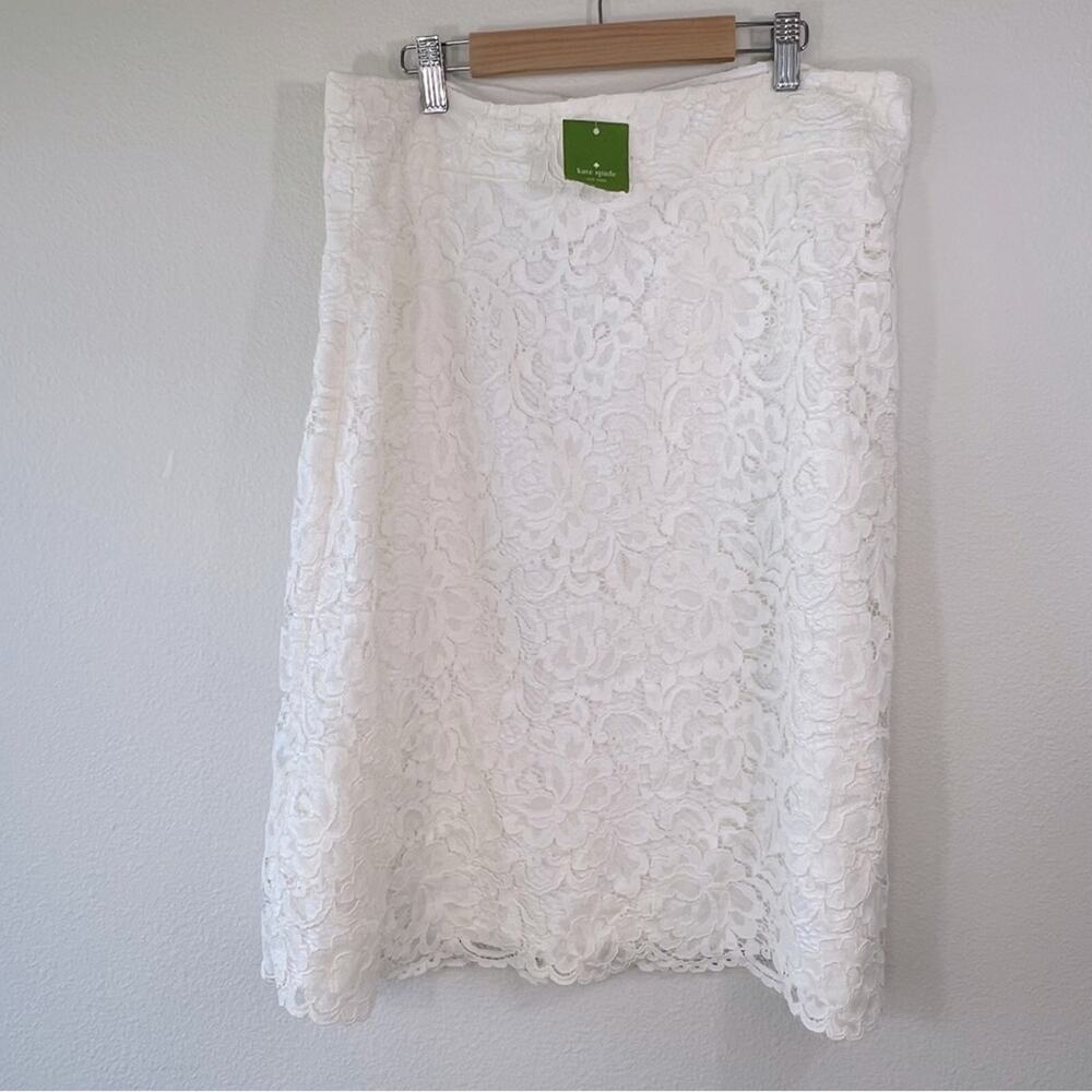 NWT KATE SPADE Blaze A Trail Lace A-Line Skirt